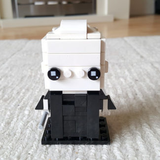 Voldemort represented as a Lego brickheadz figure