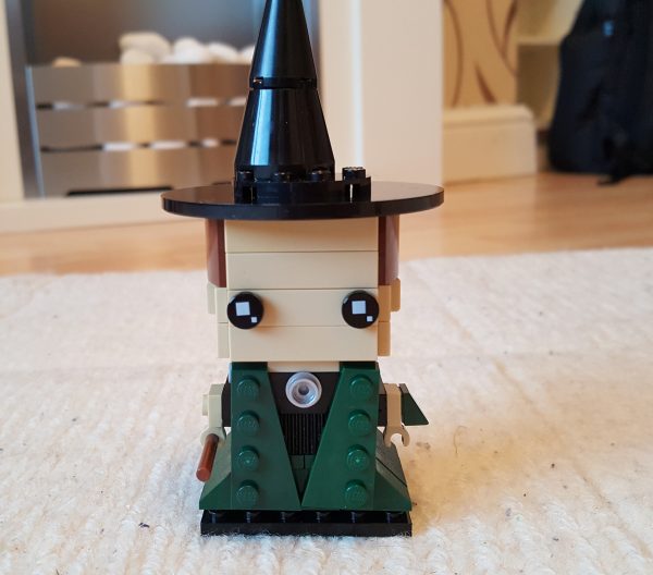 Lego Brickheadz style representation of Professor McGonagall
